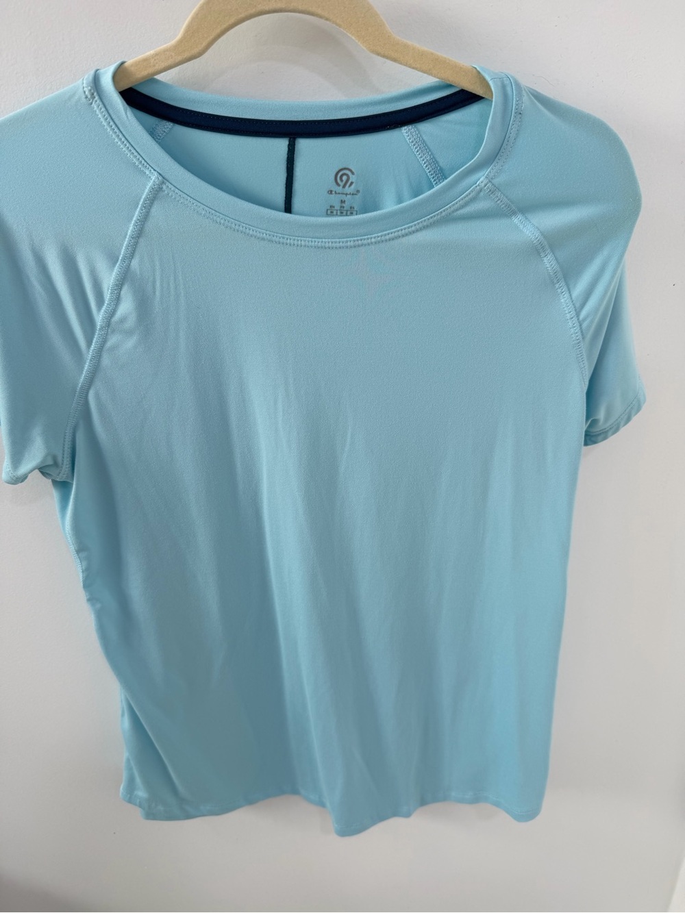 Light Blue Women's Active Tee - champion medium